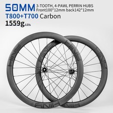 700C Carbon Fahrrad Laufradsatz 50mm Felgenhöhe | Kore Naben  24 Loch | Rennrad