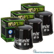 3X HIFLO Premium Ölfilter HF156