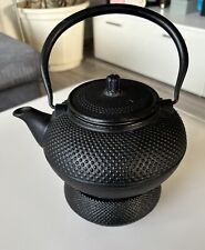 Teekanne mit Stövchen Bredemeijer Gusseisern Schwarz Asiatischer Stil - Gut