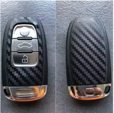 Schlüssel Carbon Optik Folie Schutzfolie Aufkleber für Audi A4 A5 A6 A7 A8 Q5 Q7