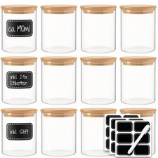 12x  190ml Vorratsgläser