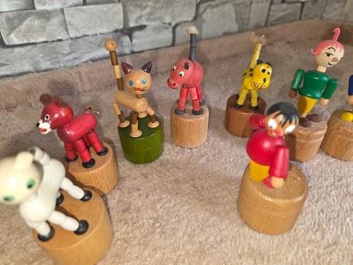 Ddr holz wackelfigur - holz,