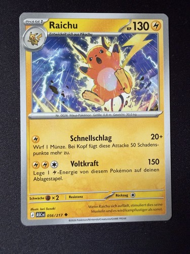 Pokémon karte raichu asc - pokémon,