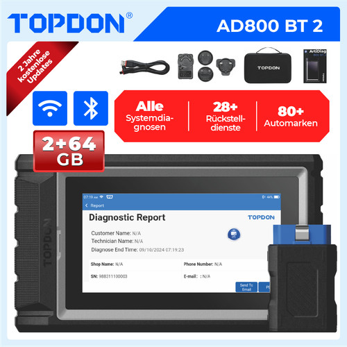 Topdon artidiag800 kfz - topdon,