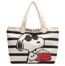 Peanuts Snoopy Hund XL Tasche Umhängetasche 40x33 cm Einkaufstasche Badetasche