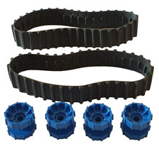 Lego Technic Raupenfahrzeug Kette Gummi Raupen Bagger #32007 #x1681 #3