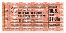 Mitch Ryder & B Sharp 5/10/82