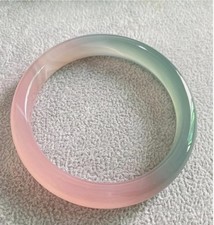 Natürlicher rosa grüner Jade