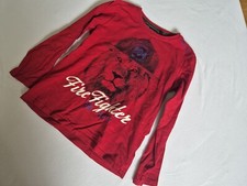 Langarmshirt Junge rot Größe 128