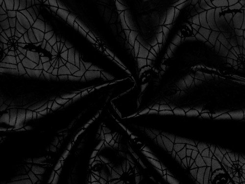 Halloween gothic satin - halloween,