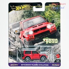 Hot Wheels Premium 2024 Terra Trek Mitsubishi Pajero Evolution (Red) Car Culture