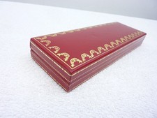 Vintage Original Cartier Etui Stifthalterbox Leder, Schreibgeräte Etui Nr.411