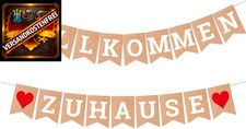 Willkommensbanner Dekoration