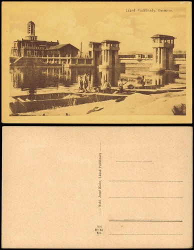 Postcard bad podiebrad - postcard,