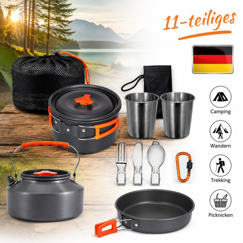 Camping geschirr set - camping,