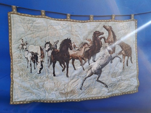 Gobelin wandteppich pferde - gobelin,