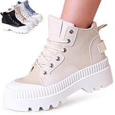 Damenschuhe Plateau Sneaker