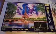 Trefl Puzzle Fluo Nr 93252, 1000 Teile, " Paris ", nachtleuchtend,  683 x 480 mm
