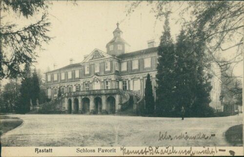 Ansichtskarte rastatt schloss - ansichtskarte,
