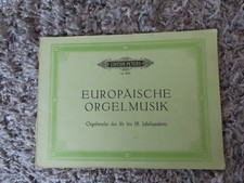Europäische Orgelmusik edition peters 4693