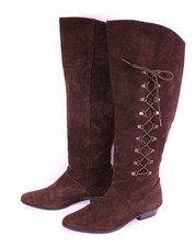 Damen Vintage Stiefel Leder