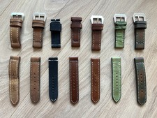 Leder Armband Panerai 7 Stück 24mm Sammlung Handmade