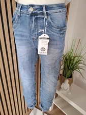 KAROSTAR wie Jewelly BIG SIZE BAGGY JEANS Hose Blau K2716 M-XXXXL