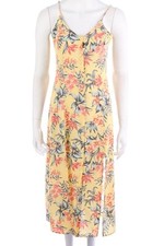 H&M Kleid Midikleid M Gelb