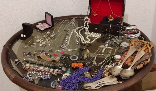 Modeschmuck konvolut silber - modeschmuck,
