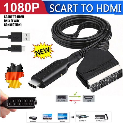 Scart auf hdmi - scart, adapter