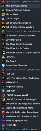 Steam acc mit spielen - acc,