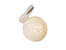 Deko Hase weiß mit