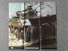 Bundeswehr Poster Heer "Spähpanzer Luchs" (2./PzAufklLehrBtl.11, Munster)