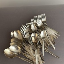 BSF Jasmin Besteck Konvolut 90er Silberauflage – Ohne Messer 1,5 kg Schrott