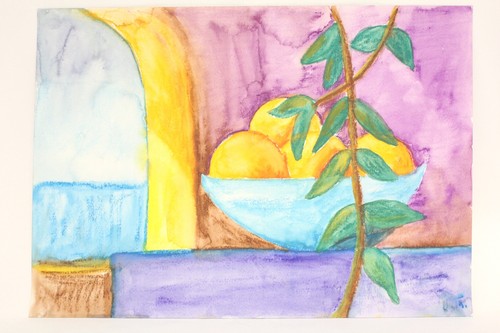 Stillleben aquarelle - stillleben,