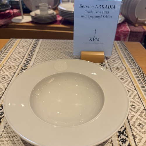 Kpm arkadia suppenteller - arkadia,