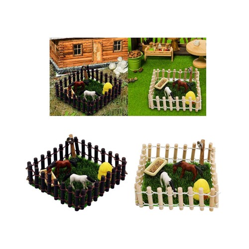Puppenhaus bauernhof pferd - puppenhaus,