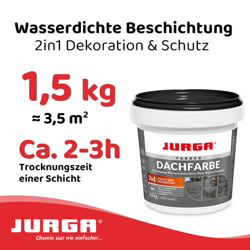 Jurga dachfarbe grau kg - dachfarbe,