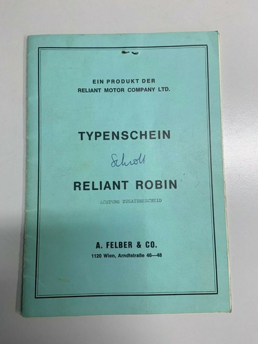 Felber reliant robin - reliant,