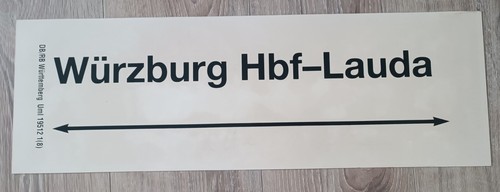 Zuglaufschild cm - 61*20,
