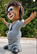 Wackelkopf Figur Clown western germany HEICO Hartgummi 70er 60er Gartenzwerg