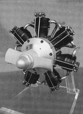 Bauplan 7-Zylinder- Sternmotor Modellbauplan Motormodell Düsenmodell