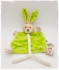 *•… Ergee  / KIK - Schmusetuch Hase mit Schnullerband - grün - 23 cm - NEU ...•*
