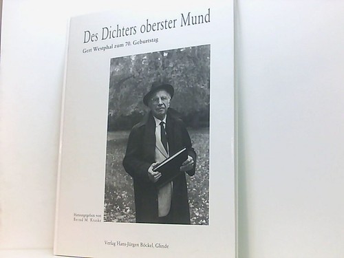 Des dichters oberster - des, mund
