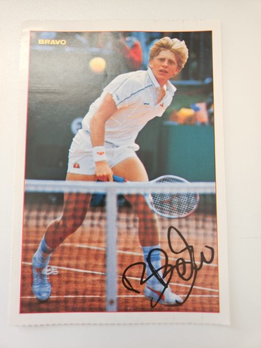 Boris becker autogrammkarte - boris,
