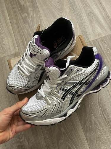 Asics gel kayano weiß - asics, weiß/lila