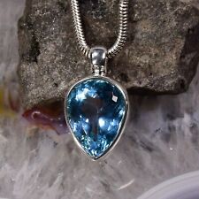 Topas Anhänger, 925er Silber, Edelsteinanhänger (15260), Edelsteinschmuck