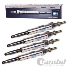 4x BERU GLÜHKERZE GN018 passend für 1.5 / 1.9 Diesel K9K KOMPLETT-SET