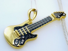 Silberkette 925 mit Gitarren