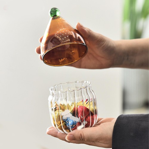 Bonbonniere aus glas mit - bonbonniere,